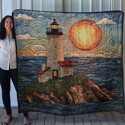 Peaceful Lighthouse WN0108071CL Quilt Blanket