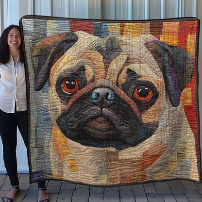 Pug Pals WN0508015CL Quilt Blanket