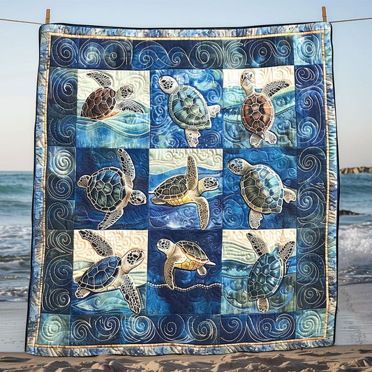 Sea Turtle SR1008018CL Quilt Blanket