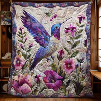 Twinkle Hummingbird WM0909014CL Quilt Blanket