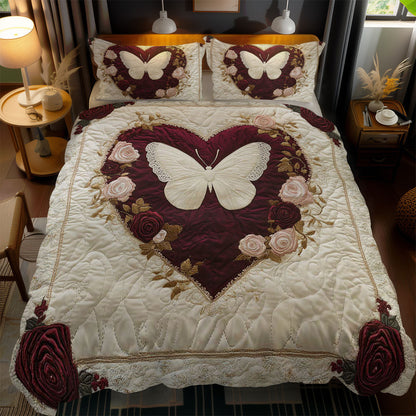 Eternal Butterfly WN1102054CL Quilted Bedding Set
