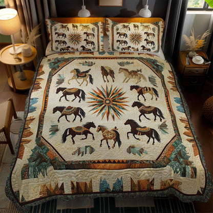 Mystic Horse WN1102066CL Quilted Bedding Set