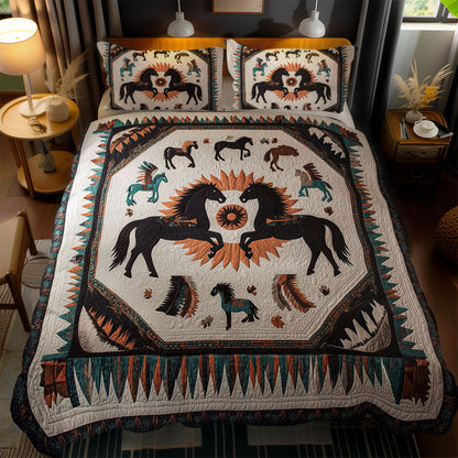 Warrior's Horse WN1102089CL Quilted Bedding Set