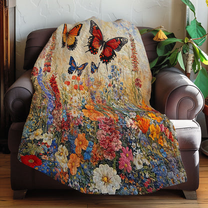 Blossom and Flutter WN0508029CL Quilt Blanket