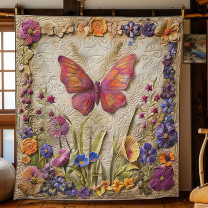 Butterfly Charm WN2108167CL Quilt Blanket