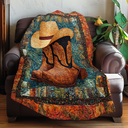 Cowboy Boots WN0208031CL Quilt Blanket
