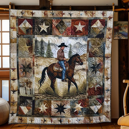Cowboy Trail WN2108015CL Quilt Blanket