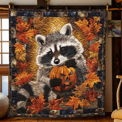 Enchanted Halloween Raccoon WN1508062CL Quilt Blanket