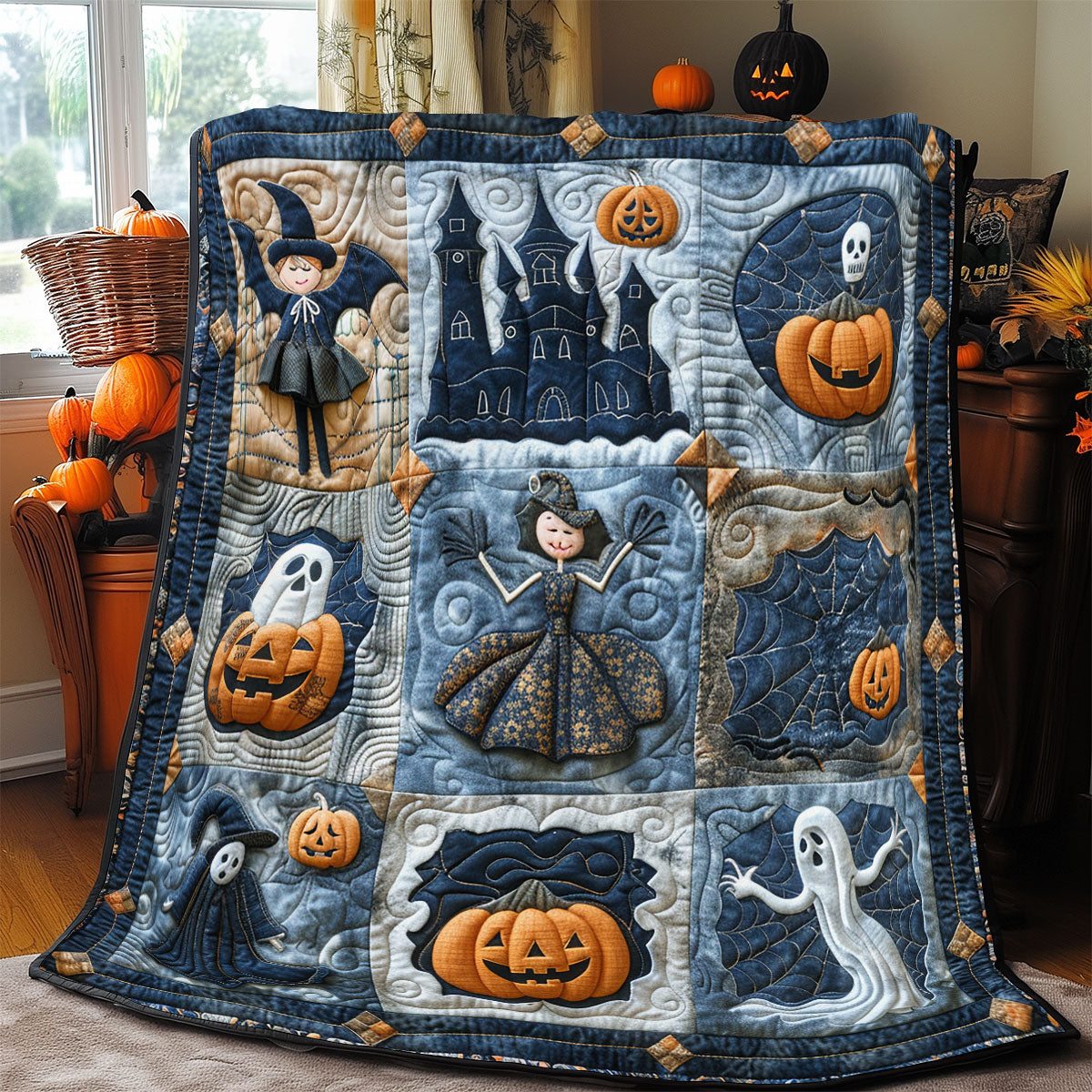 Halloween Collection SR1608015CL Quilt Blanket