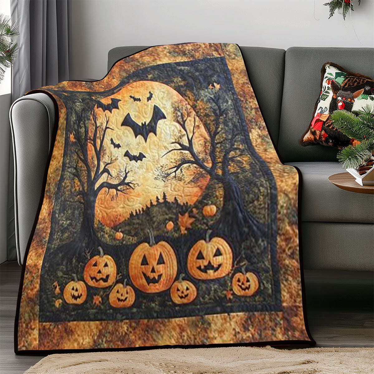 Halloween Night WM0608041CL Quilt Blanket