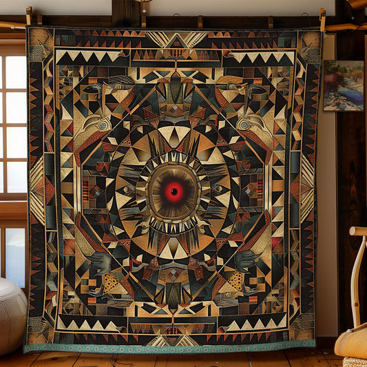 Native Mystic Geometries WN1709028CL Quilt Blanket