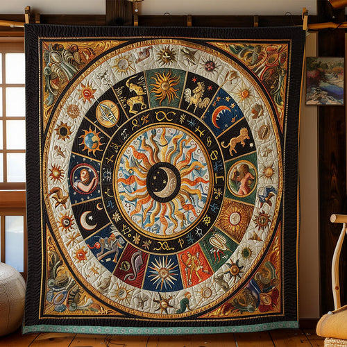 Native Zodiac Cosmos WN1709044CL Quilt Blanket