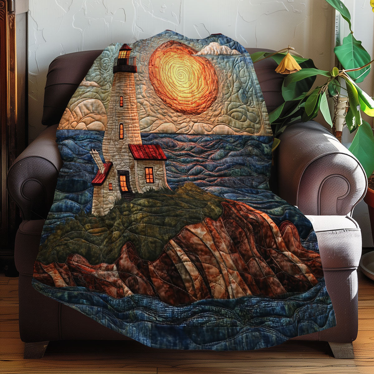 Peaceful Lighthouse WN0108071CL Quilt Blanket