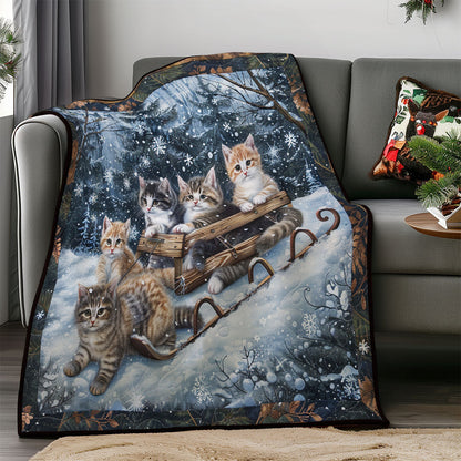 Winter Cat SR1908037CL Quilt Blanket
