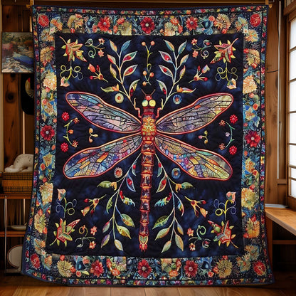Dragonfly's Shadow WN2808027CL Quilt Blanket