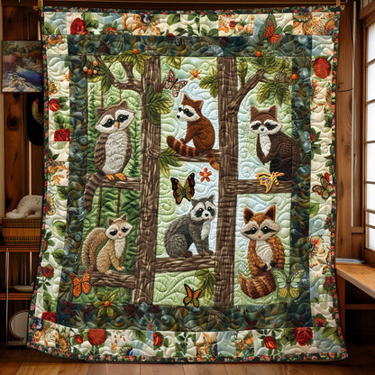 Forest Friends WN2208103CL Quilt Blanket