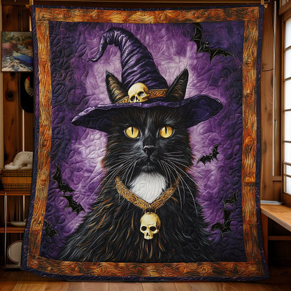 Magic Black Cat WY1001177CL Quilt Blanket