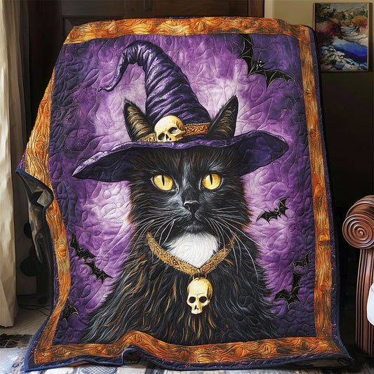 Magic Black Cat WY1001177CL Quilt Blanket