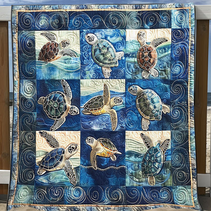 Sea Turtle SR1008018CL Quilt Blanket