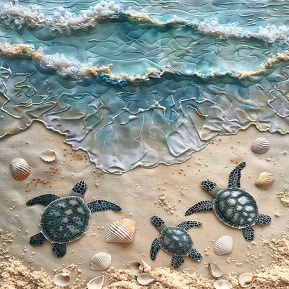 Sea Turtle WJ2908020CL Quilt Blanket