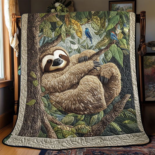 Sloth WX0802078CL Quilt Blanket