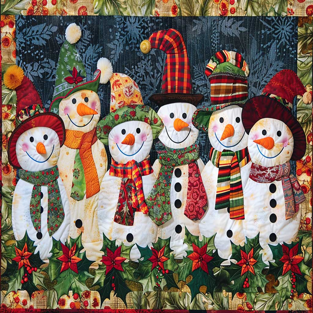 Snowman WJ2208025CL Quilt Blanket