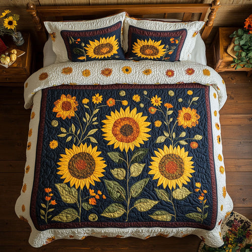 Sunflower WX1302498CL Quilted Bedding Set