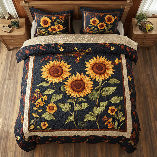 Sunflower WX1302499CL Quilted Bedding Set