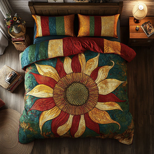Sunflower WX1302500CL Quilted Bedding Set