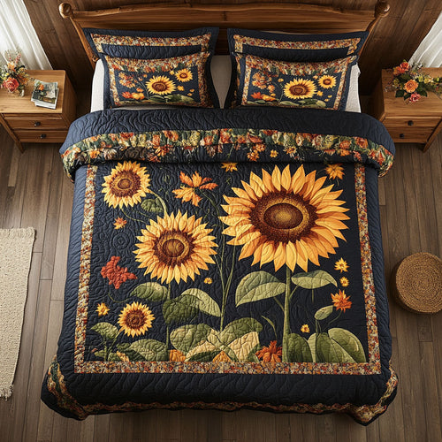 Sunflower WX1302504CL Quilted Bedding Set