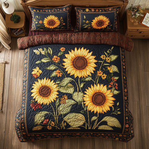Sunflower WX1302505CL Quilted Bedding Set