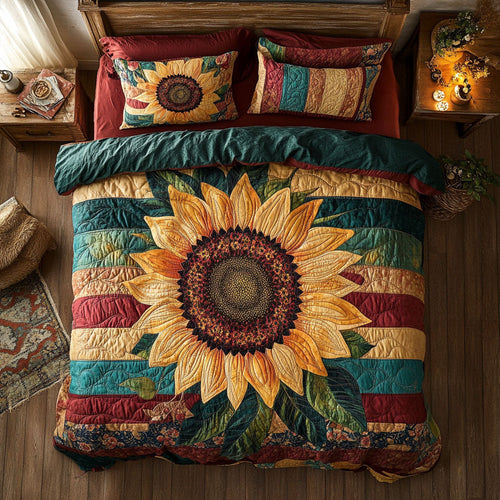 Sunflower WX1002059CL Quilted Bedding Set