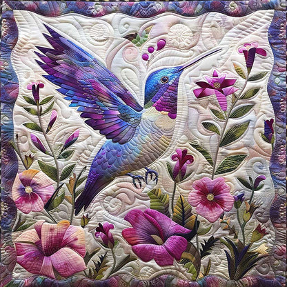 Twinkle Hummingbird WM0909014CL Quilt Blanket