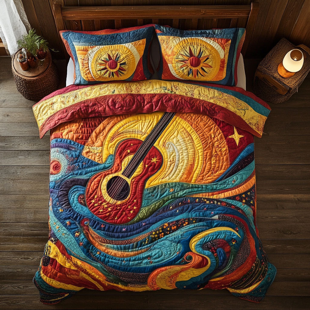 Vibrant Guitar WX0702192CL Duvet Cover Set