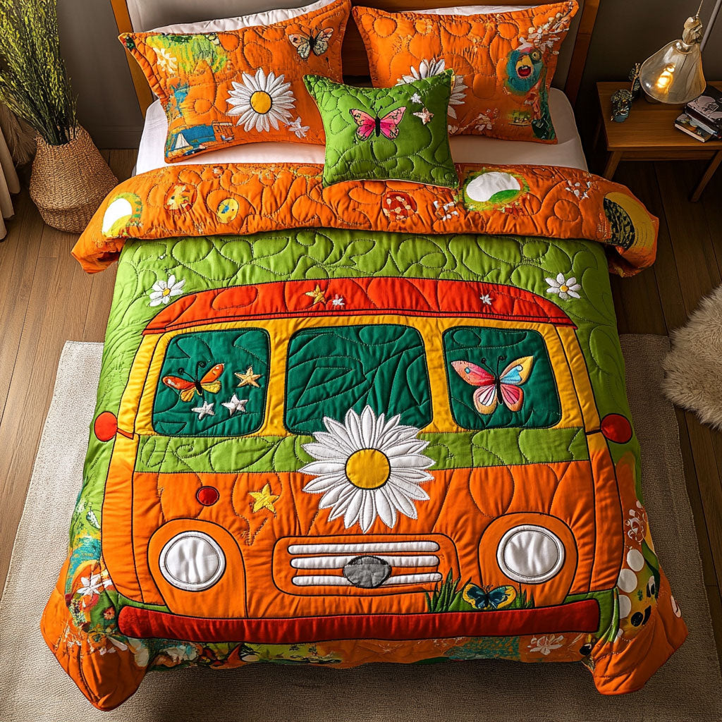 Vibrant Van WX1002071CL Quilted Bedding Set