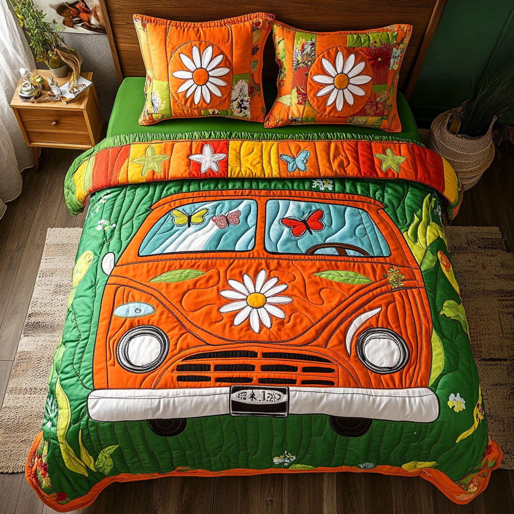 Vibrant Van WX1002072CL Quilted Bedding Set