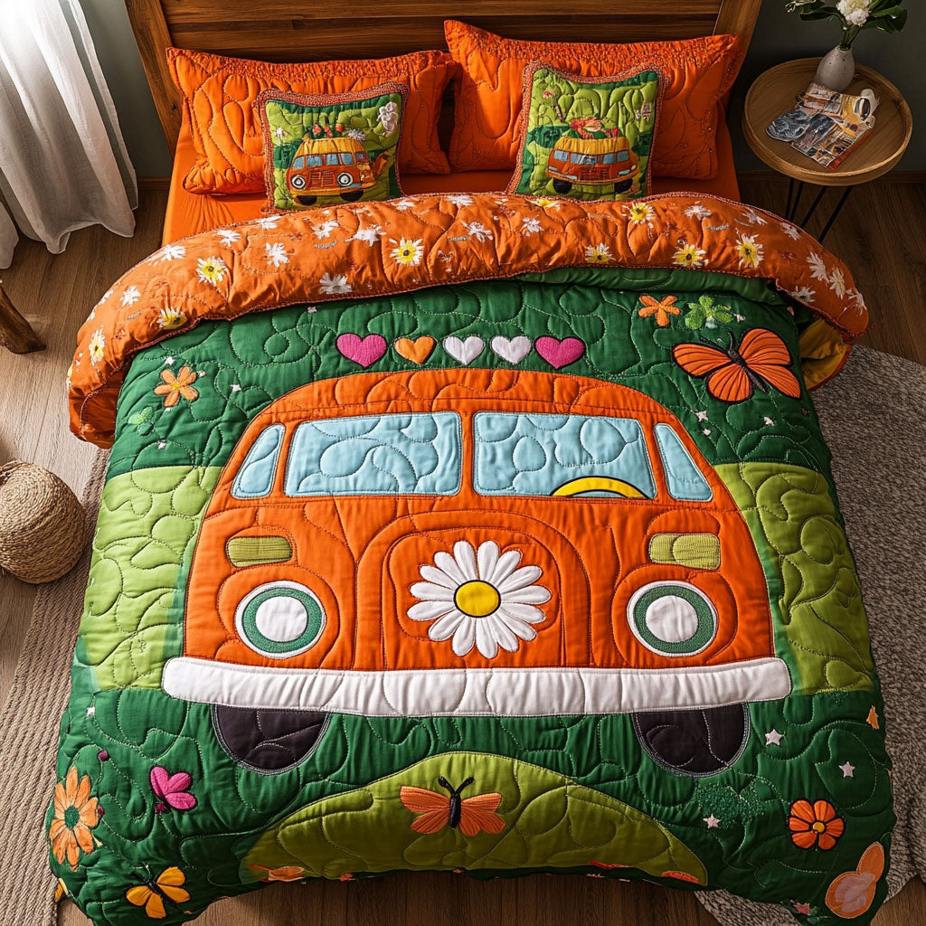 Vibrant Van WX1002074CL Quilted Bedding Set
