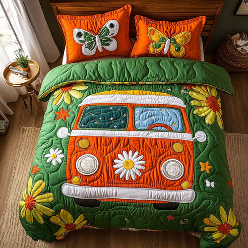 Vibrant Van WX1002075CL Quilted Bedding Set