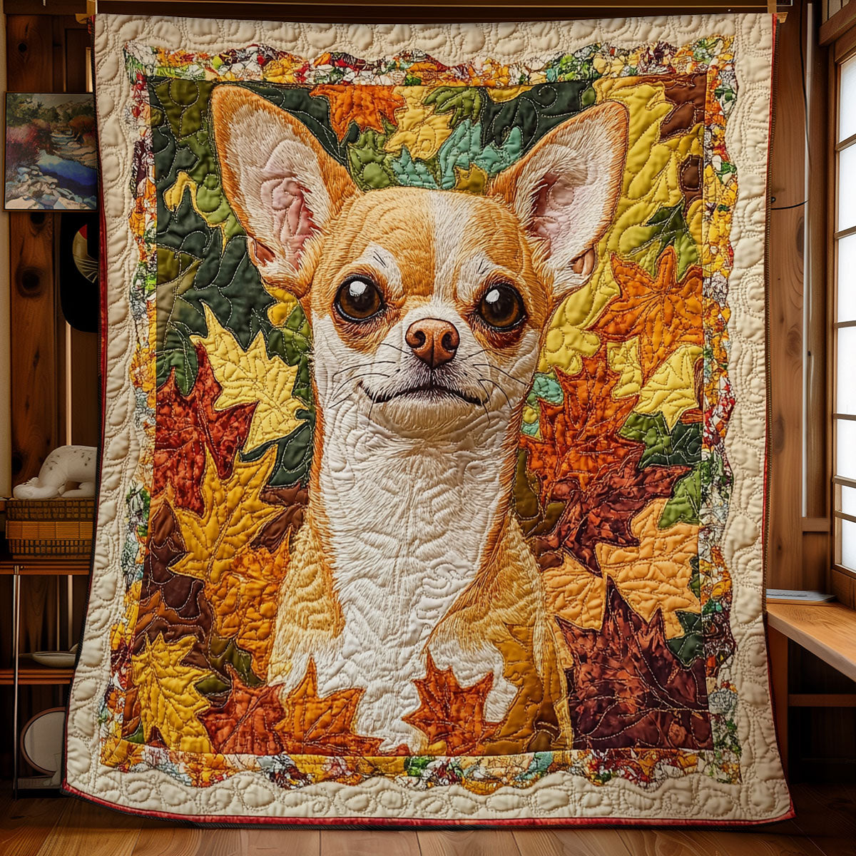 Cute Chihuahua WX0401012CL Quilt Blanket
