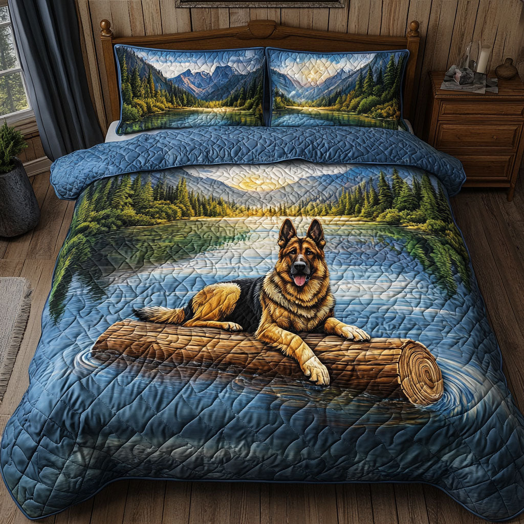 German Shepherd Lake WT1403064CL Duvet Cover Set