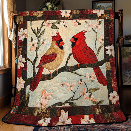 Cardinal Symphony WJ2612007CL Quilt Blanket