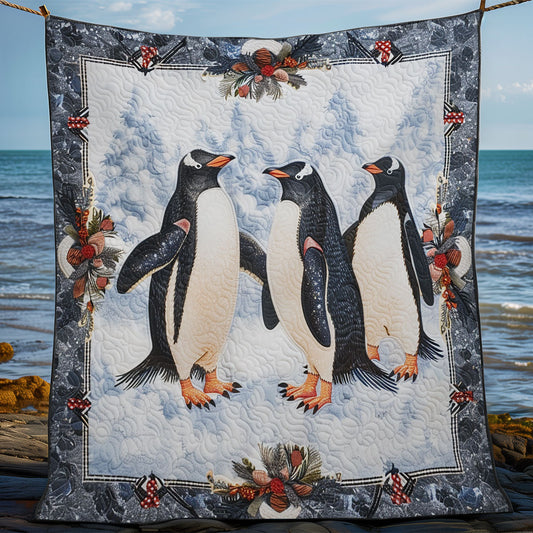 Winter Of Penguin WY0301060CL Quilt Blanket