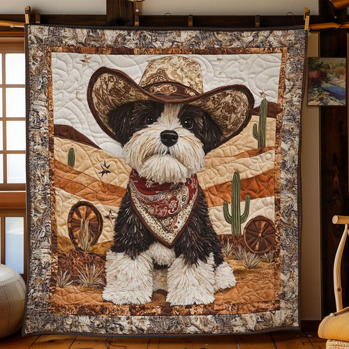 Western Schnauzer WN0901002CL Quilt Blanket