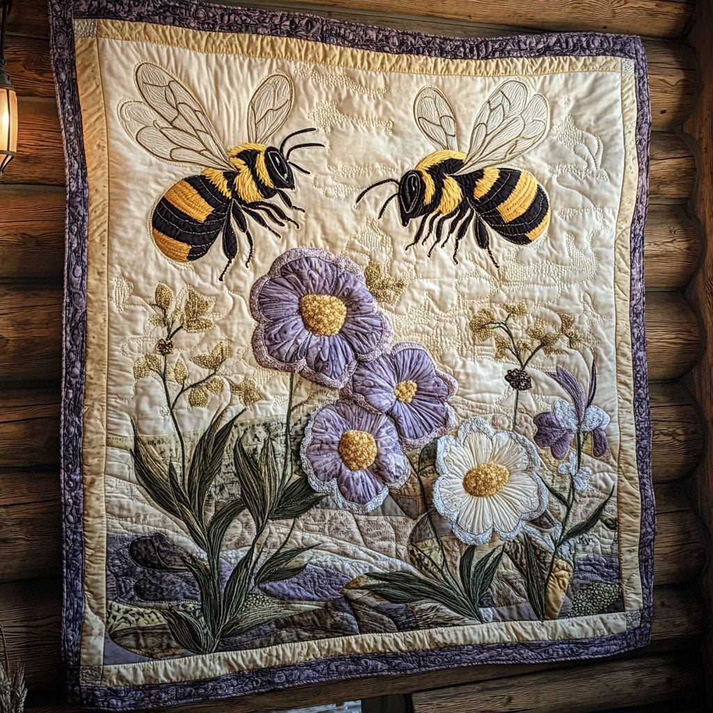 Bee Garden CW1007003CL Quilt Blanket