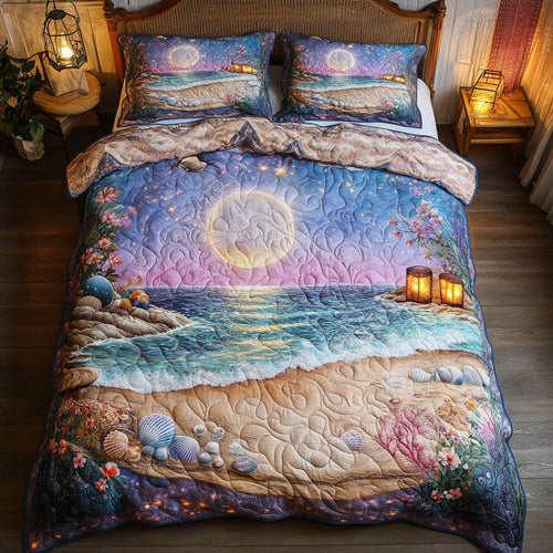 Beach Summer WT2702026CL Quilted Bedding Set
