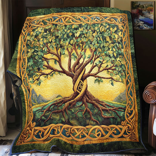 Celtic Tree WX1801012CL Quilt Blanket