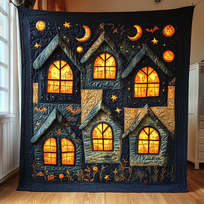 Haunted Village CW0609041CL Quilt Blanket