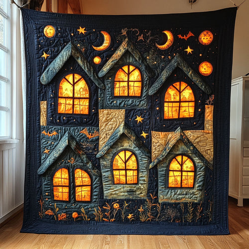 Haunted Village CW0609041CL Quilt Blanket