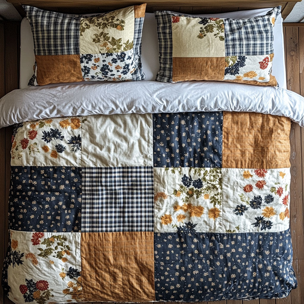 Flower Patchwork WY0602019CL Duvet Cover Set