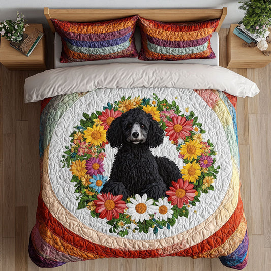 Floral Poodle CW2908021CL Duvet Cover Set